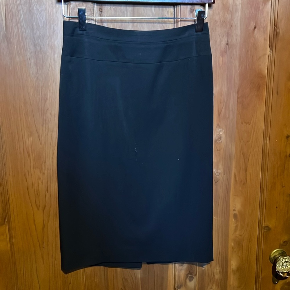 WHBM black pencil skirt size 0